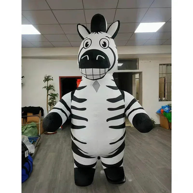 Event Party - Fantasia de Mascote de Zebra Inflável