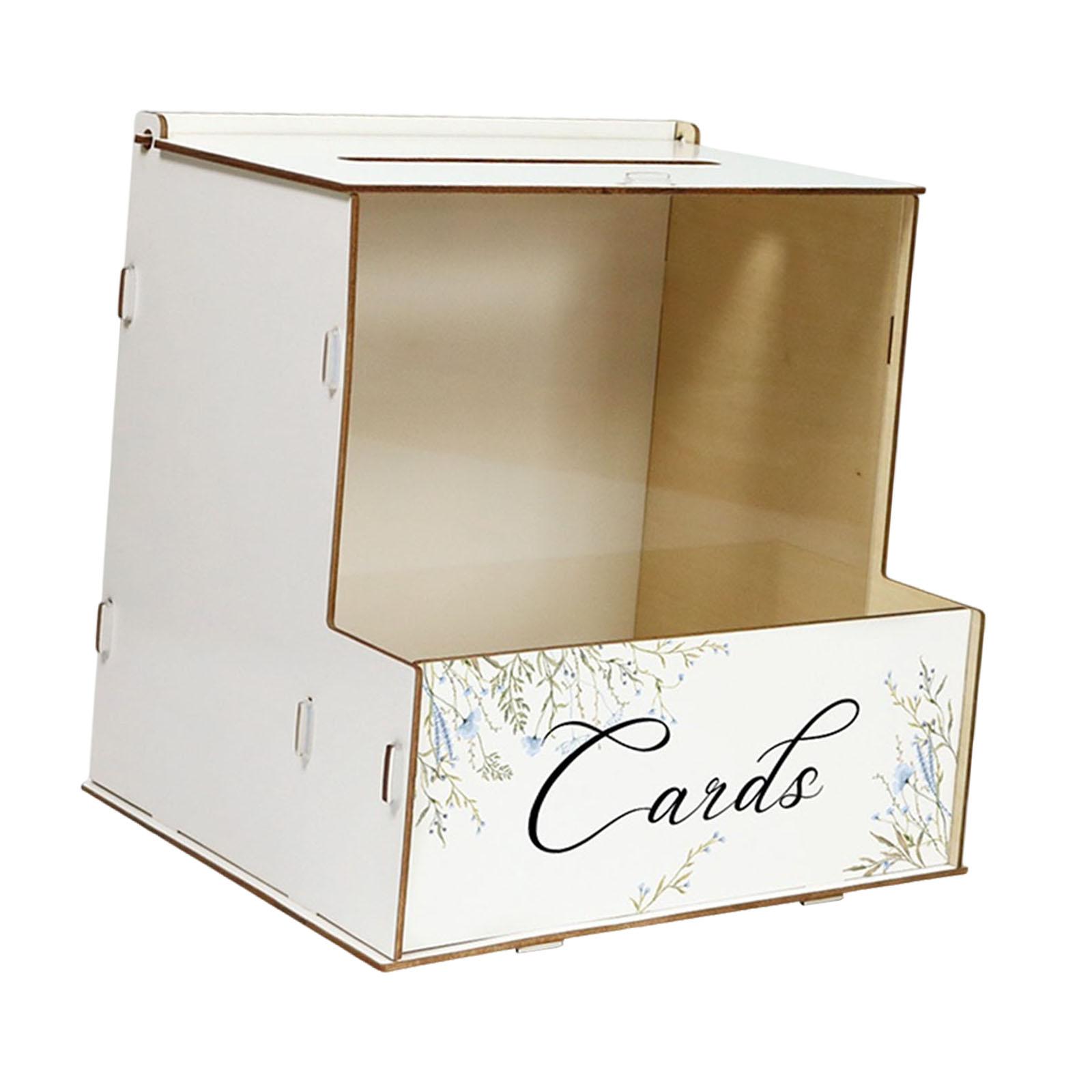 Event Party Box - Caixa de cartões de casamento rústica
