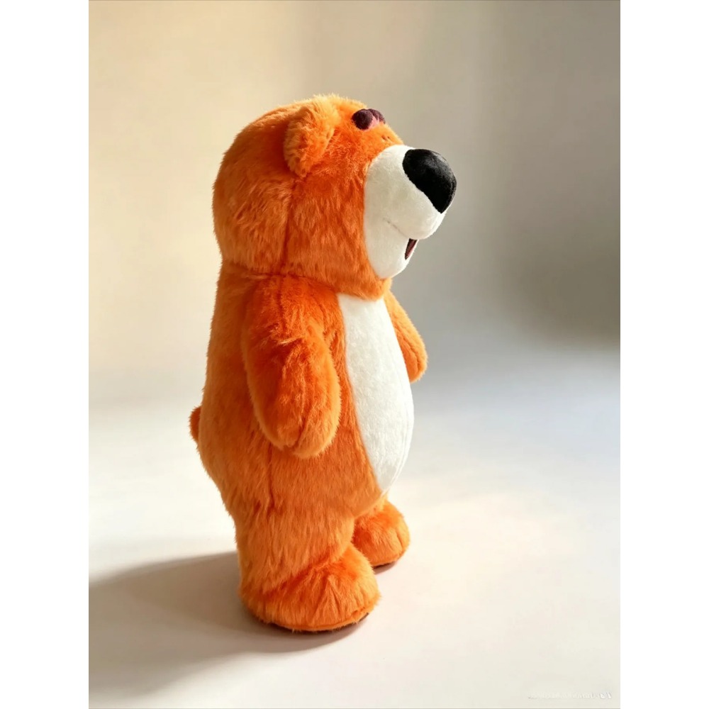 Fato de mascote de urso laranj - Event Party avaliação e preço