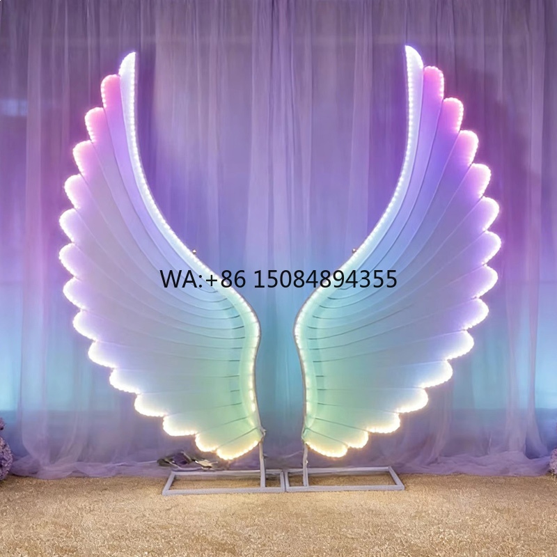 Asas de Anjo Iluminadas com LE - Neon Sign Party avaliação e preço