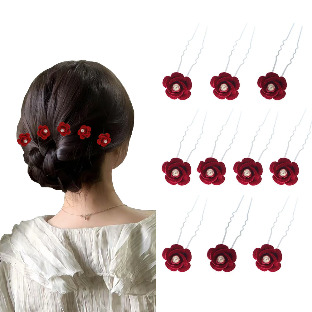 10 pçs rosa acessórios de cabe - Event Suppliers avaliação e preço