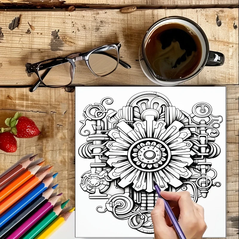 Livro de Colorir Flores Steamp - Supply Event avaliação e preço