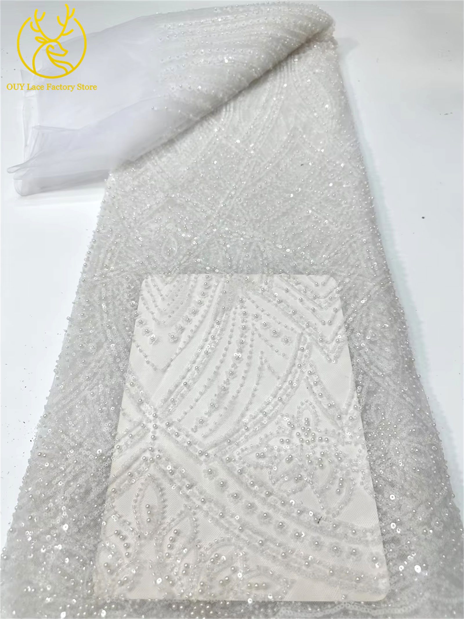 Tecido de Renda com Miçangas D - Glitter Tablecloth avaliação e preço